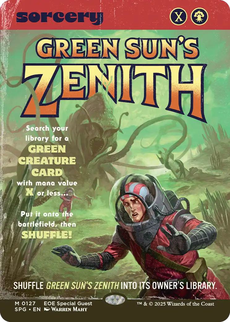 Green Sun's Zenith [127] [Borderless] [Special Guests] [Non-Foil]