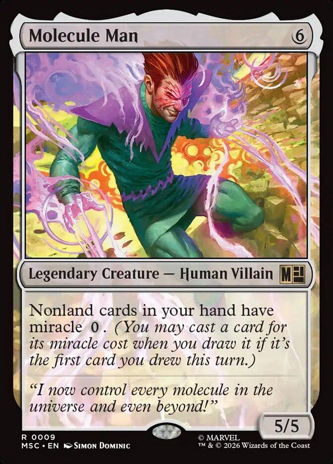Molecule Man [9] [Marvel Super Heroes: Commander] [Non-Foil]