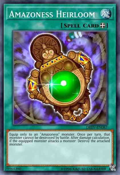 Amazoness Heirloom - DREV-EN087 - Super Rare - Unlimited