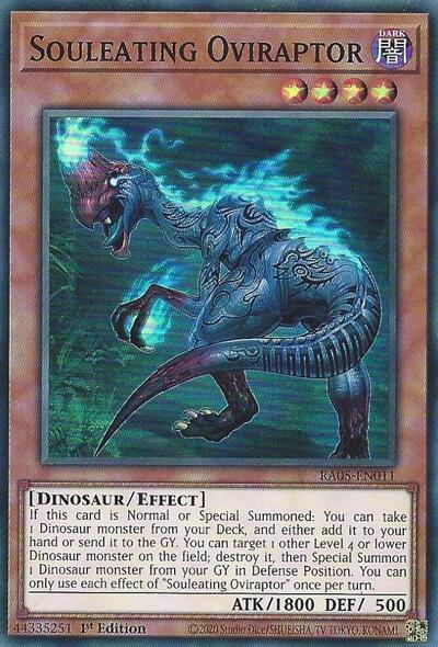 Souleating Oviraptor - RA05-EN011 - Super Rare - 1st Edition