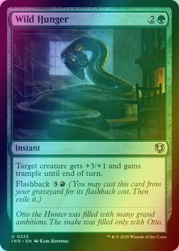 Wild Hunger [225] [Innistrad Remastered] [Foil]