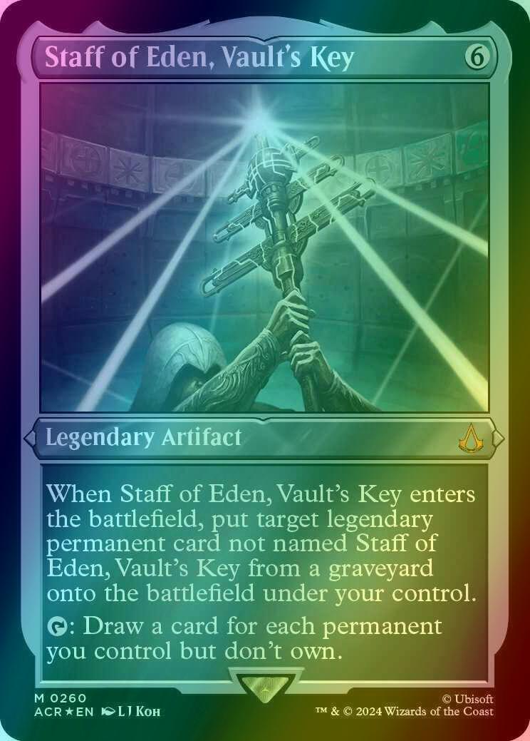 Staff of Eden, Vault's Key [260] [Assassin's Creed] [Etched Foil]