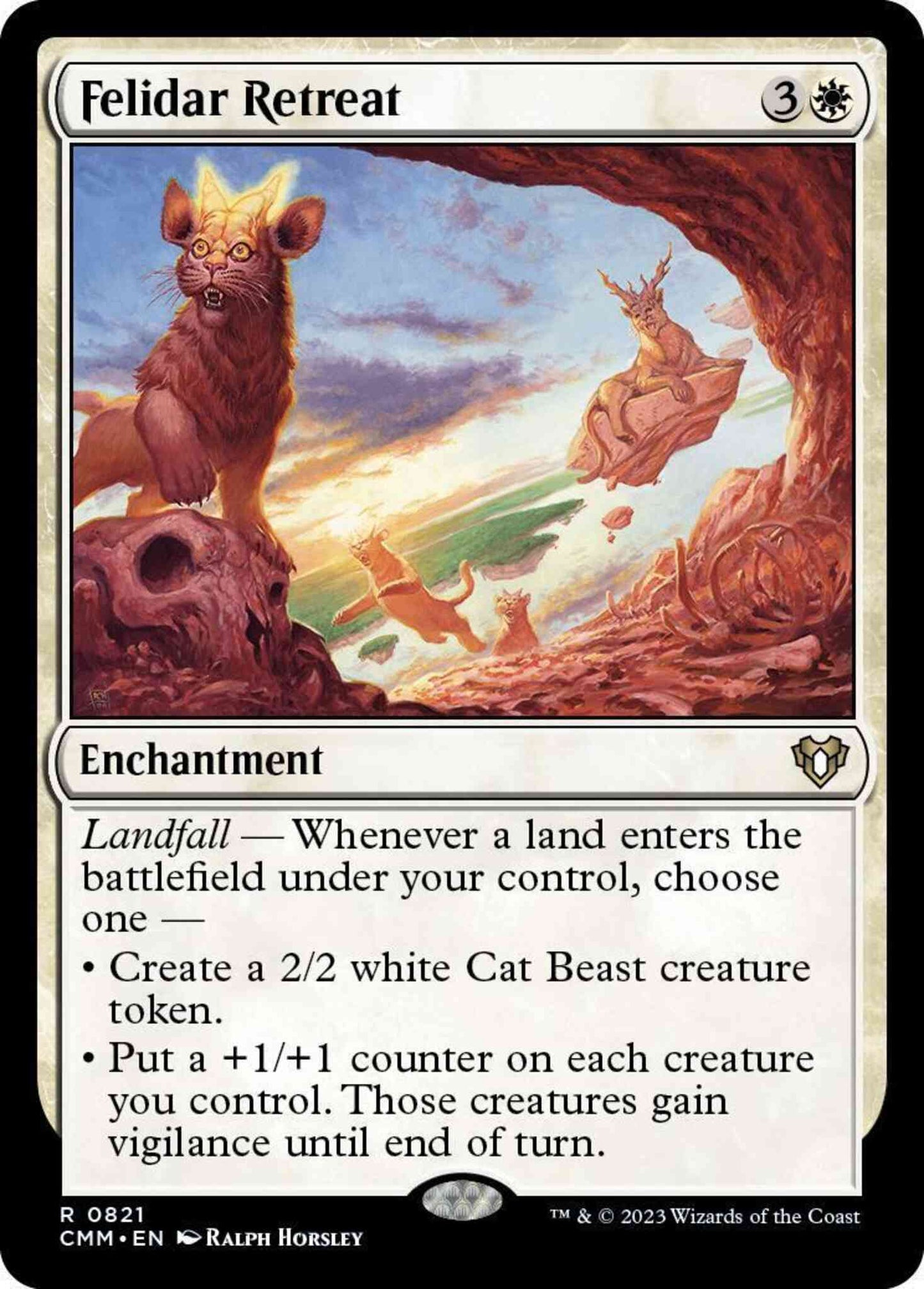 Felidar Retreat [821] [Commander Masters] [Non-Foil]