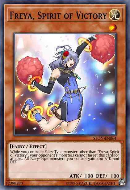 Freya, Spirit of Victory - STON-EN064 - Secret Rare - Unlimited