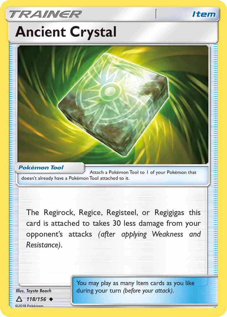 Ancient Crystal - 118/156 - Uncommon [sm5-118] [Reverse Holo]