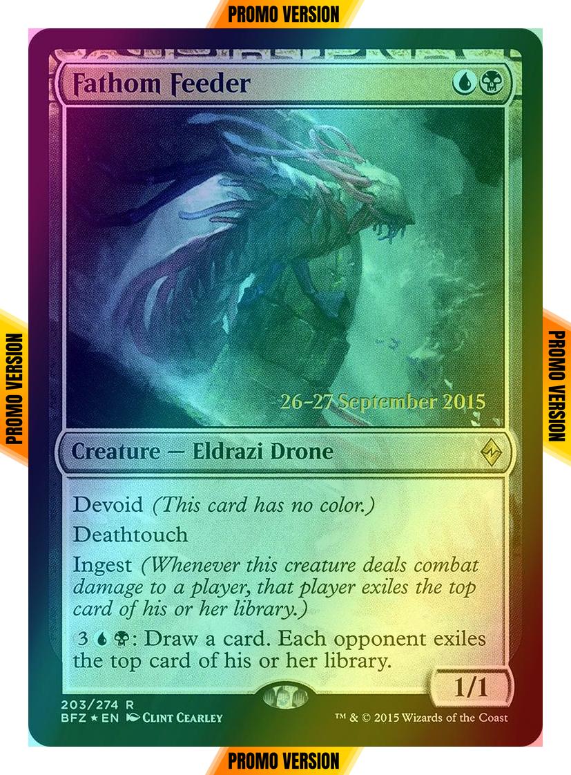 Fathom Feeder [203s] [Battle for Zendikar Promos] [Foil]