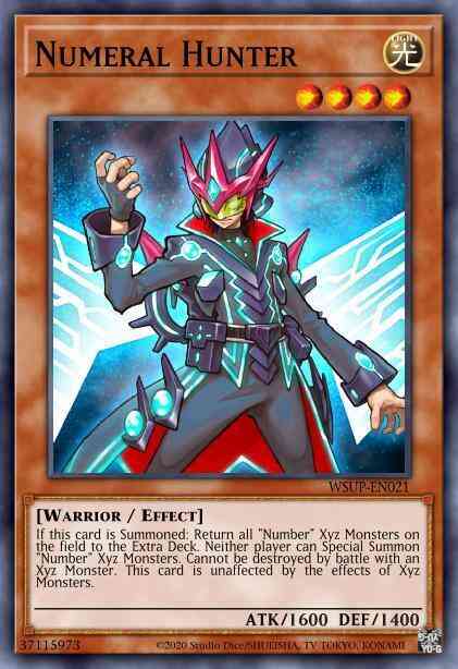 Numeral Hunter - WSUP-EN021 - Prismatic Secret Rare - 1st Edition