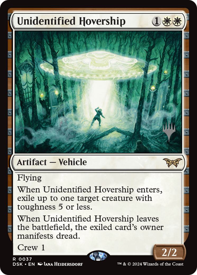 Unidentified Hovership [37p] [Promo Pack] [Duskmourn: House of Horror: Promos] [Non-Foil]