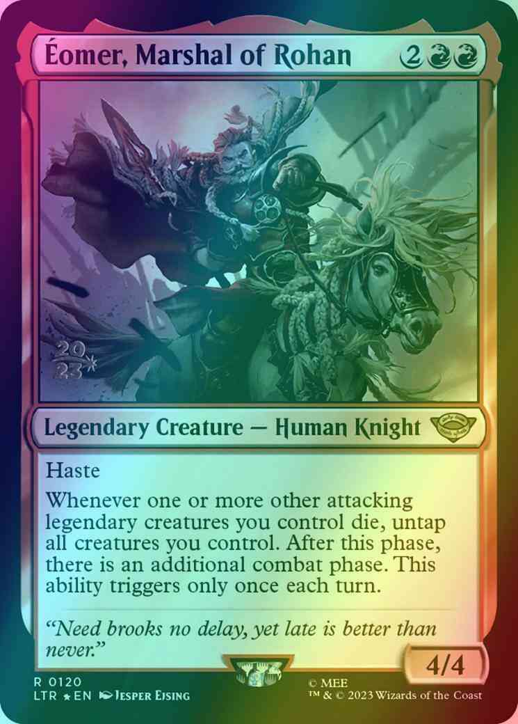 Éomer, Marshal of Rohan [120s] [Prerelease] [The Lord of the Rings: Tales of Middle-earth: Promos] [Foil]