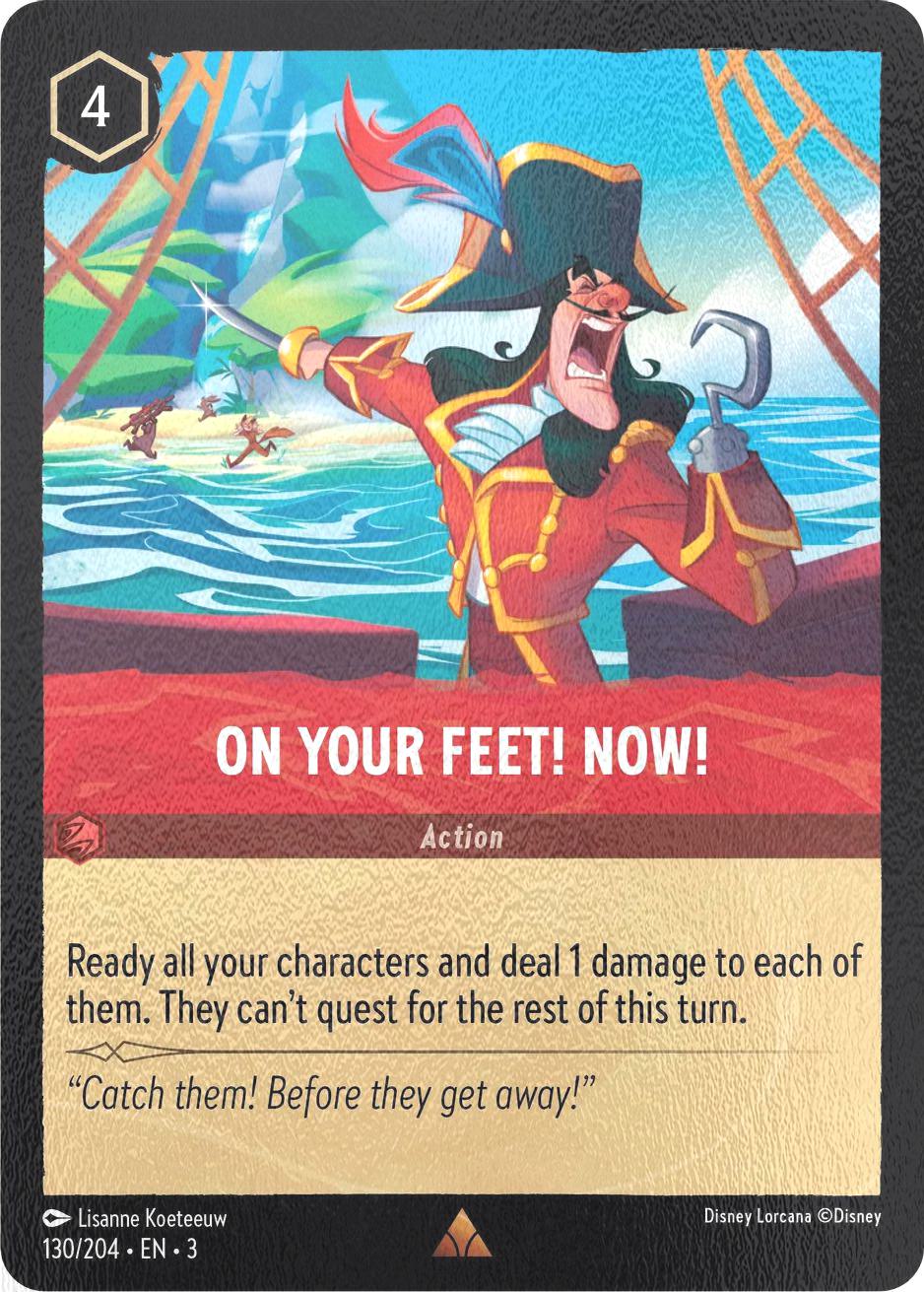 On Your Feet! Now! - 130/204 [Into the Inklands] [Cold Foil]