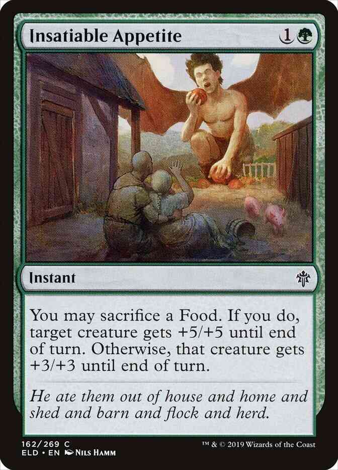 Insatiable Appetite [162] [Throne of Eldraine] [Non-Foil]