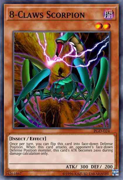 8-Claws Scorpion - GLD1-EN007 - Common - Limited