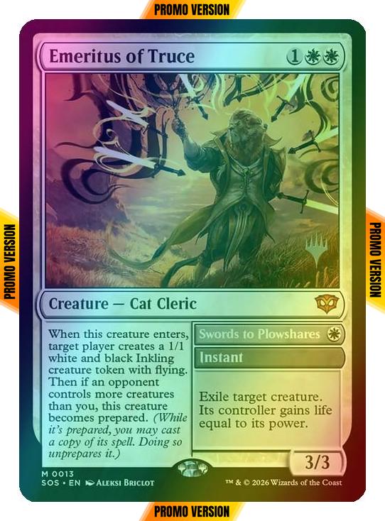 Emeritus of Truce [13p] [Promo Pack] [Secrets of Strixhaven Promos] [Foil]