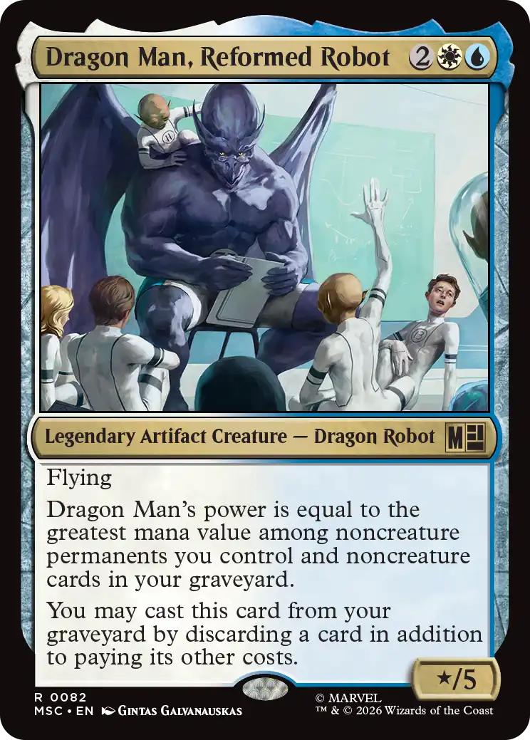 Dragon Man, Reformed Robot [82] [Marvel Super Heroes: Commander] [Non-Foil]