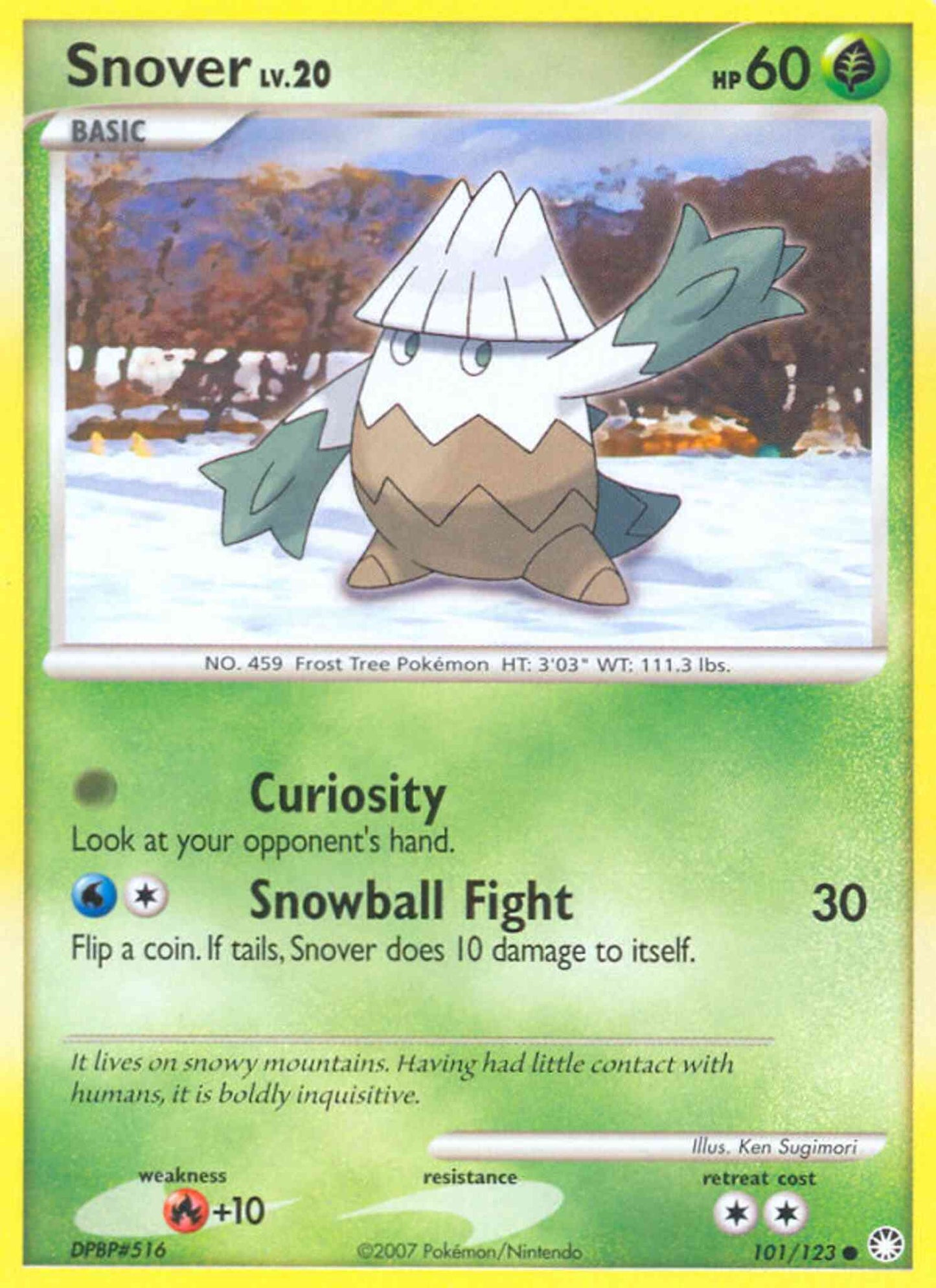 Snover - 101/123 - Common [dp2-101] [Non-Holo]
