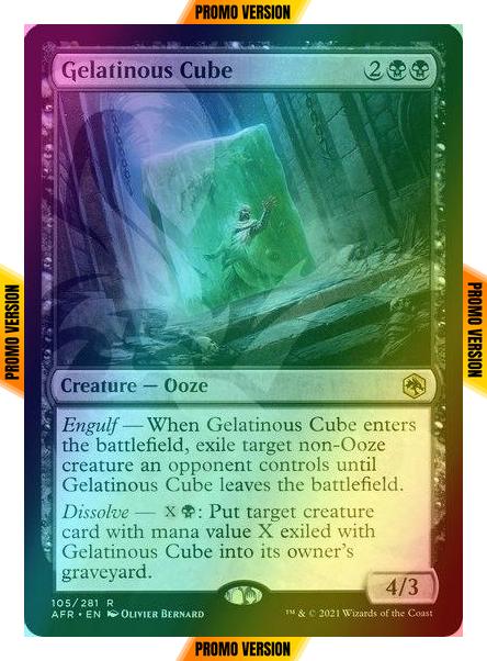 Gelatinous Cube [105x] [Ampersand] [Adventures in the Forgotten Realms Promos] [Foil]