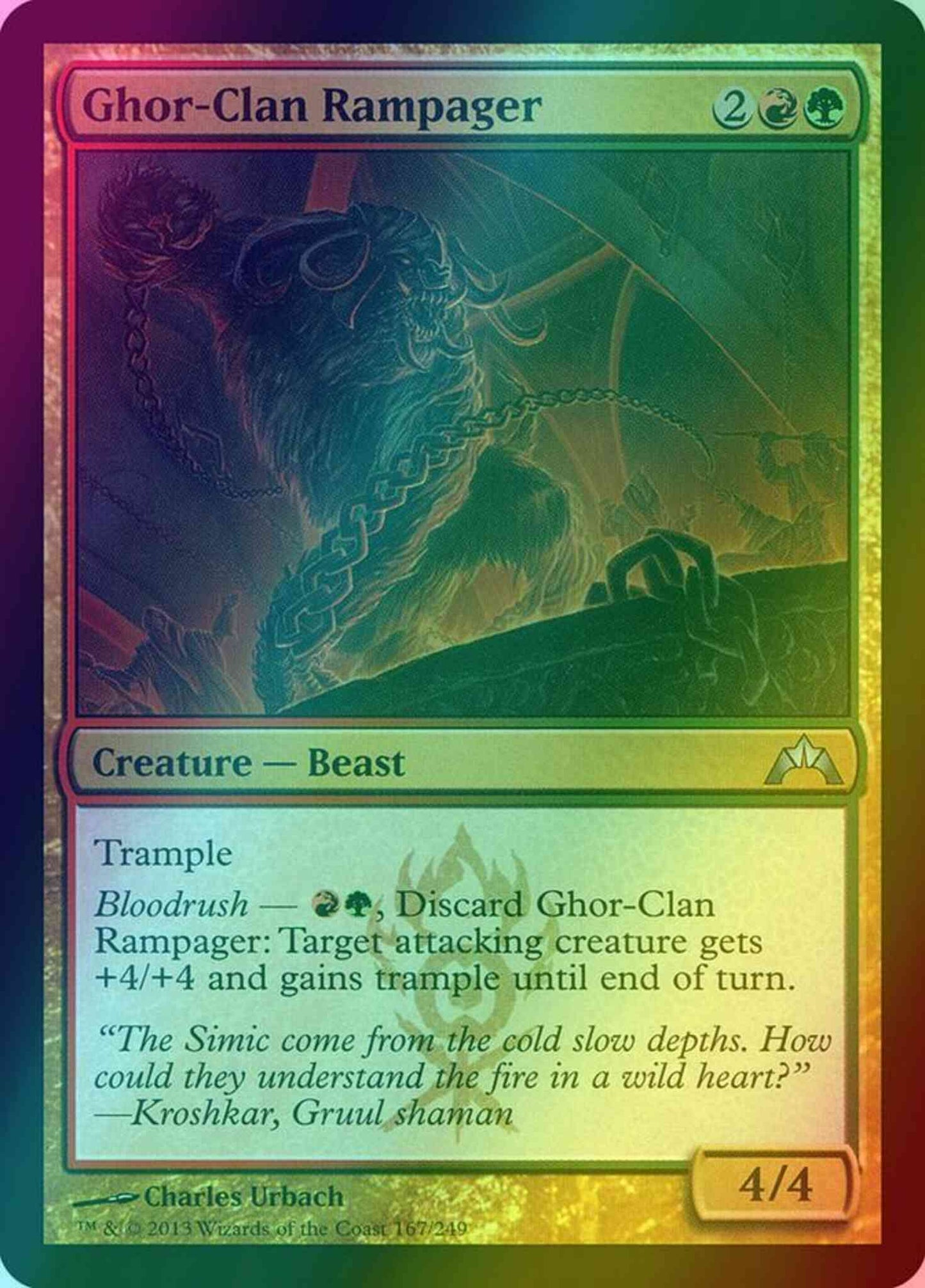 Ghor-Clan Rampager [167] [Gatecrash] [Foil]