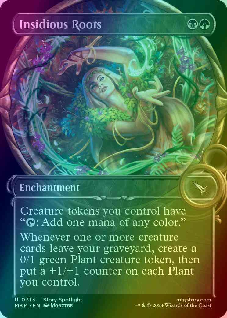 Insidious Roots [313] [Magnified Showcase] [Murders at Karlov Manor] [Foil]
