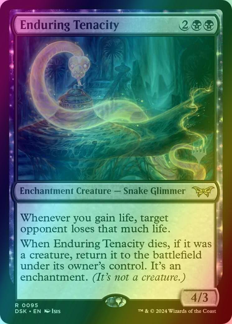 Enduring Tenacity [95p] [Promo Pack] [Duskmourn: House of Horror: Promos] [Foil]