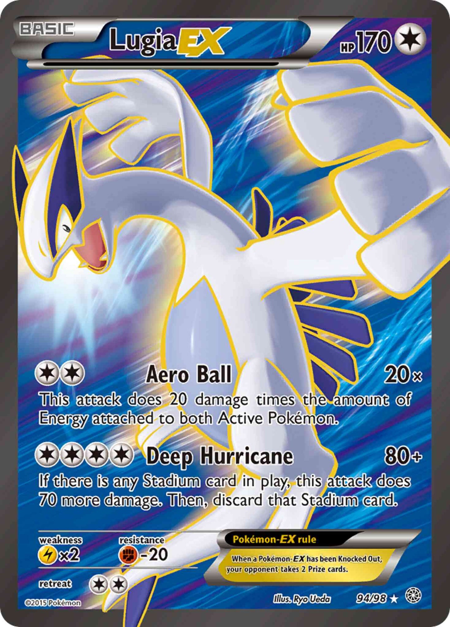 Lugia-EX - 94/98 - Rare Ultra [xy7-94] [Ultra]