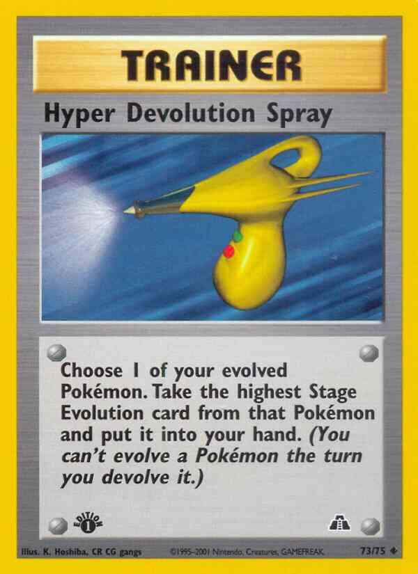Hyper Devolution Spray - 73/75 - Uncommon - 1st Edition [neo2-73] [Non-Holo]