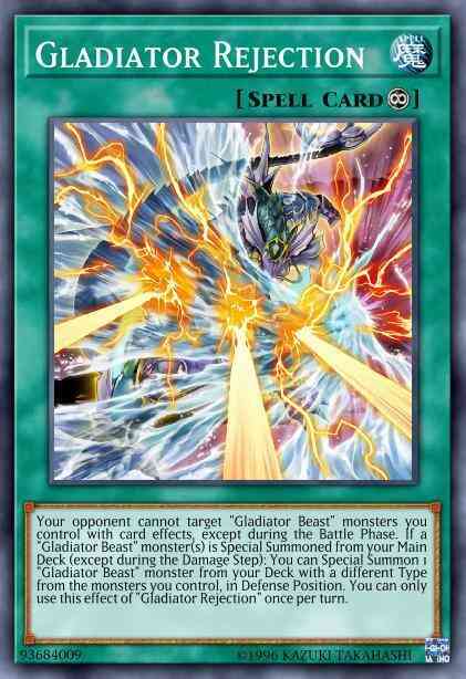 Gladiator Rejection - MP20-EN186 - Super Rare - 1st Edition
