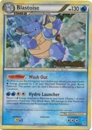 Blastoise - 13/95 - Promotional - "Unleashed" Stamp Prerelease Promo [Holo]
