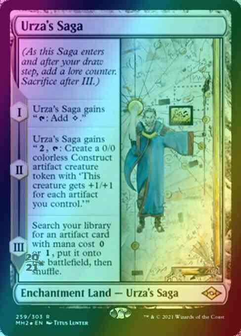 Urza's Saga [Prerelease] [259S] [Modern Horizons 2 Promos] [Foil]