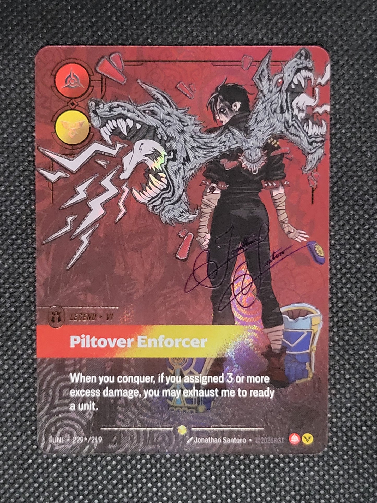 Piltover Enforcer (Vi) — Signature|Foil — ID 19220