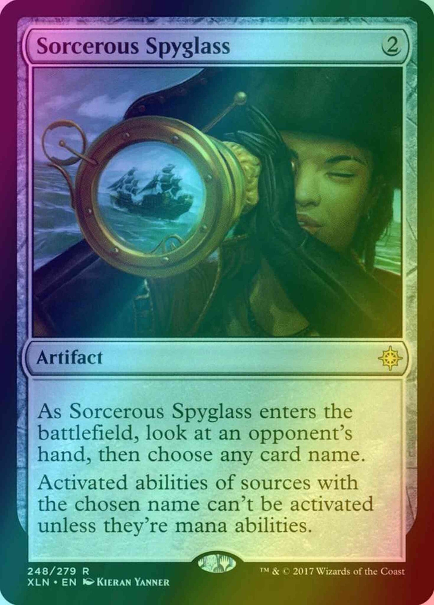 Sorcerous Spyglass [248] [Ixalan] [Foil]