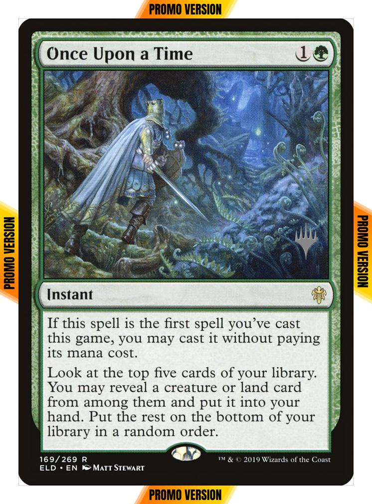 Once Upon a Time [169p] [Promo Pack] [Throne of Eldraine Promos] [Non-Foil]