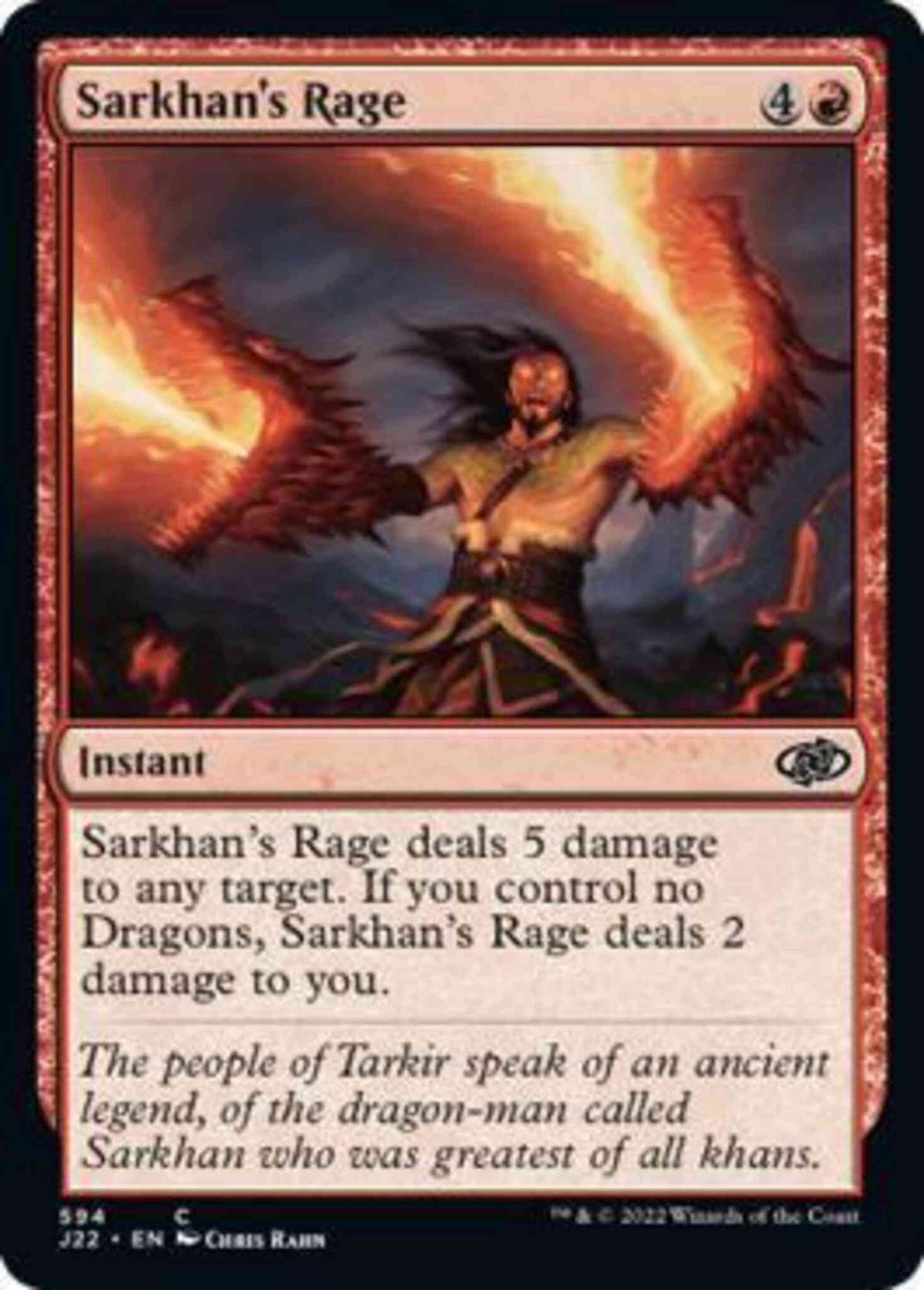 Sarkhan's Rage [594] [Jumpstart 2022] [Non-Foil]