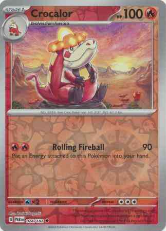 Crocalor - 024/182 - Uncommon [sv04-024] [Reverse Holo]