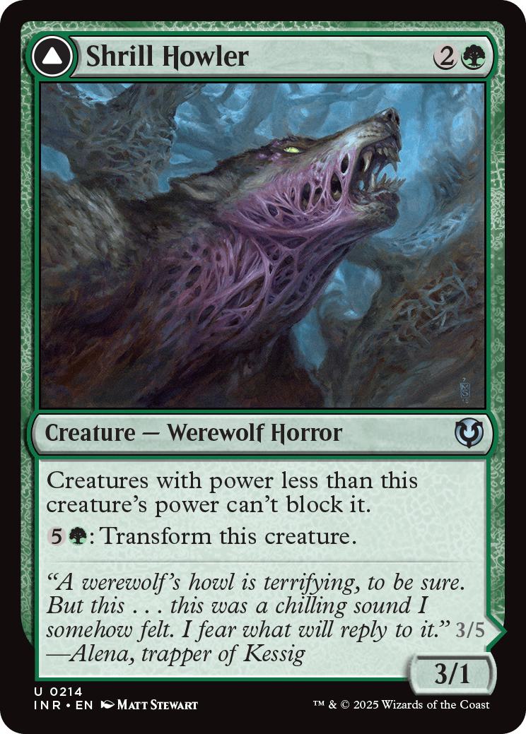 Shrill Howler // Howling Chorus [214] [Innistrad Remastered] [Non-Foil]