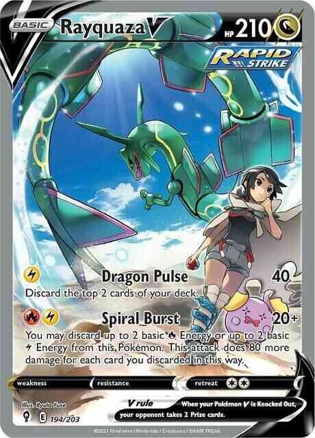 Rayquaza V - 194/203 - Rare Ultra [swsh7-194] [Ultra]