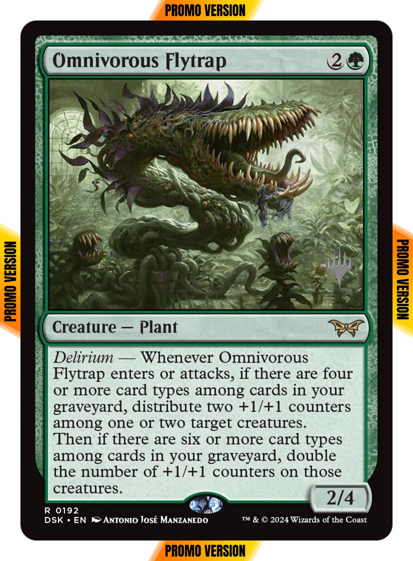 Omnivorous Flytrap [192p] [Promo Pack] [Duskmourn: House of Horror: Promos] [Non-Foil]
