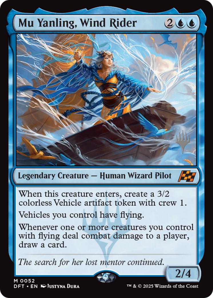 Mu Yanling, Wind Rider [52p] [Promo Pack] [Aetherdrift: Promos] [Non-Foil]