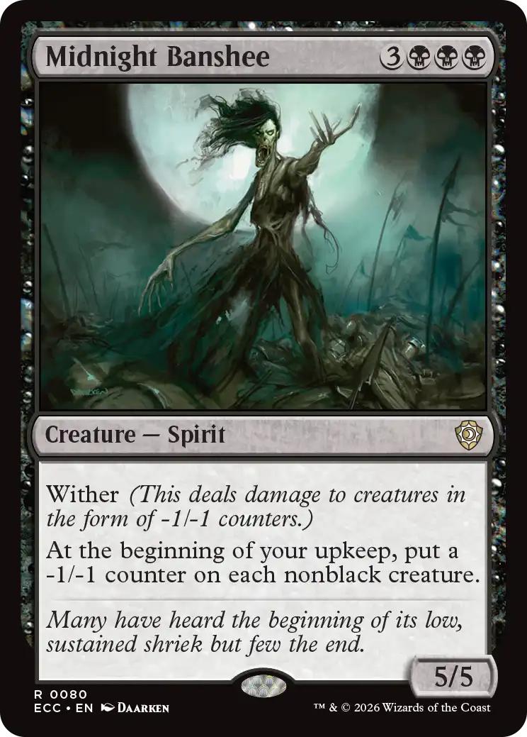 Midnight Banshee [80] [Lorwyn Eclipsed: Commander] [Non-Foil]