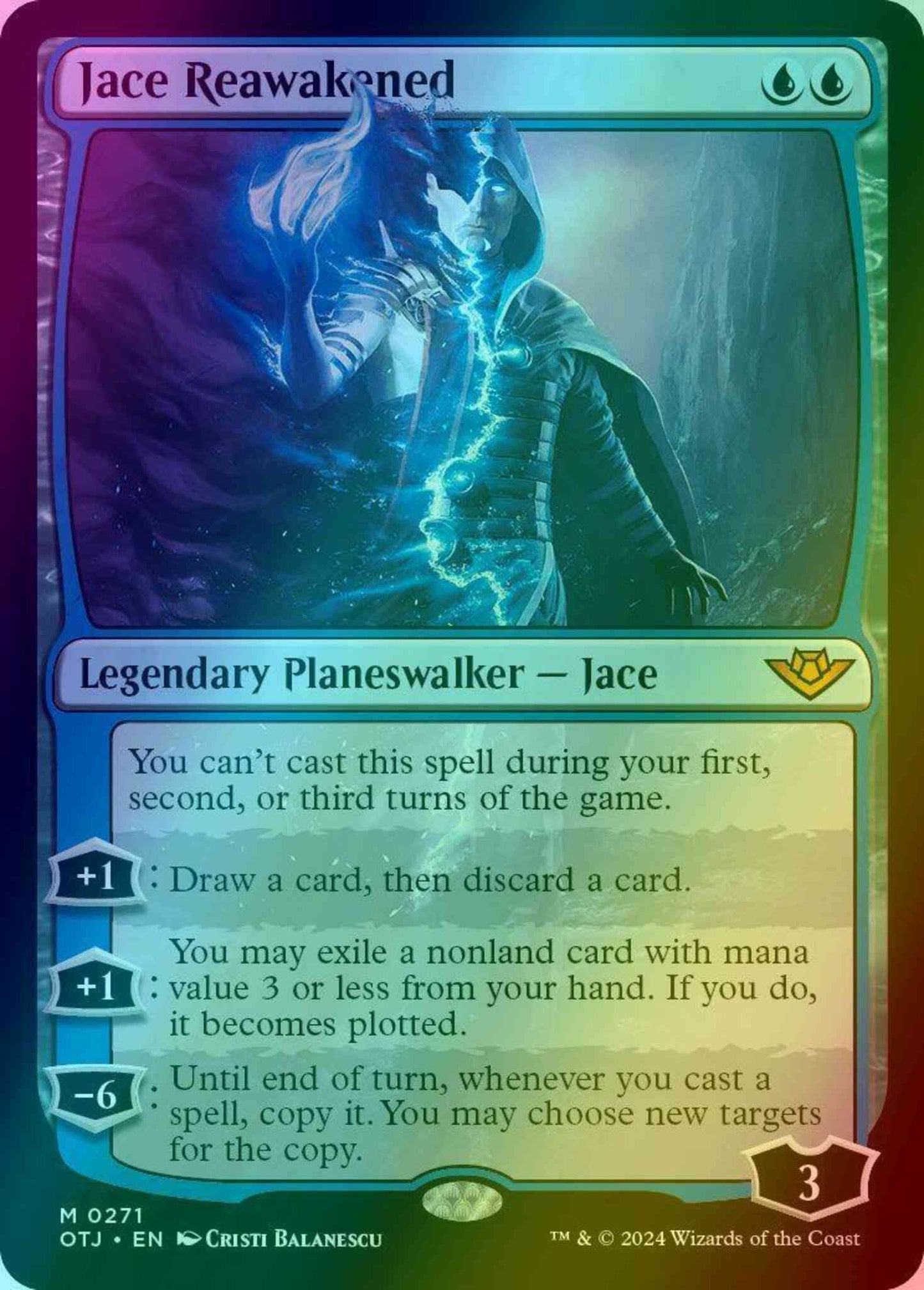 Jace Reawakened [271] [Outlaws of Thunder Junction] [Foil]