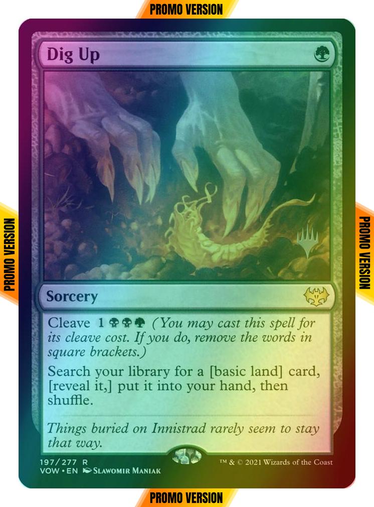 Dig Up [197p] [Promo Pack] [Innistrad: Crimson Vow Promos] [Foil]