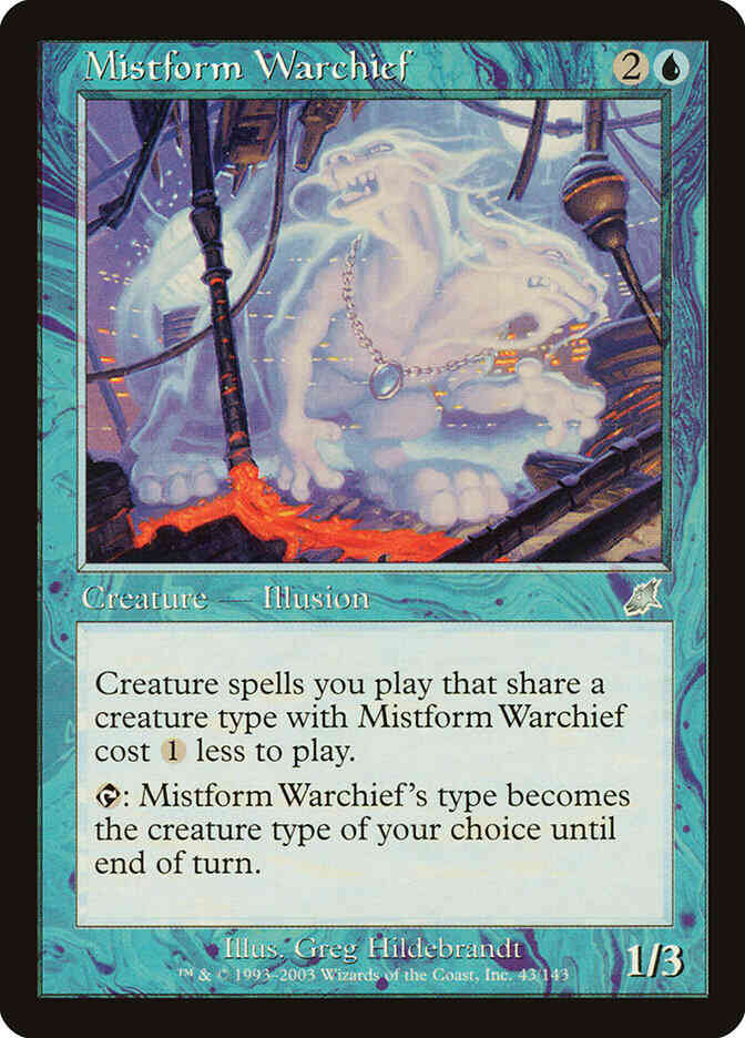 Mistform Warchief [43] [Scourge] [Non-Foil]