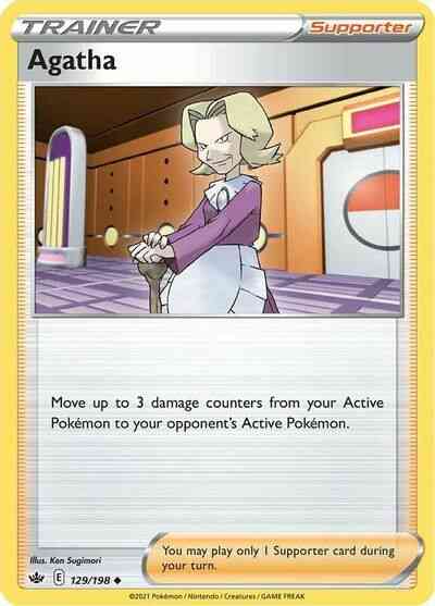 Agatha - 129/198 - Uncommon [swsh6-129] [Reverse Holo]