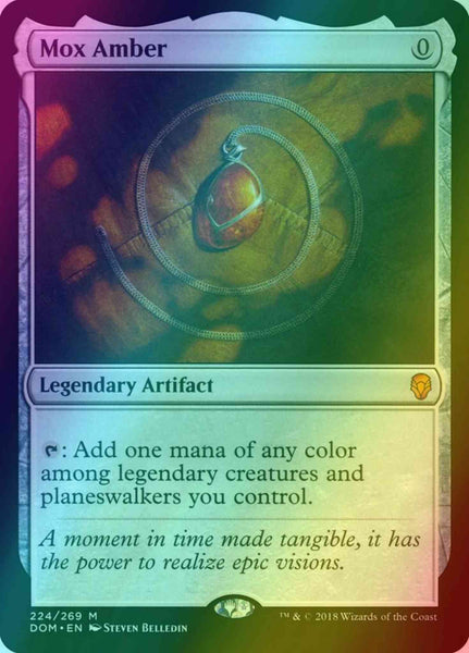 Mox Amber [224] [Dominaria] [Foil] – Face to Face Games