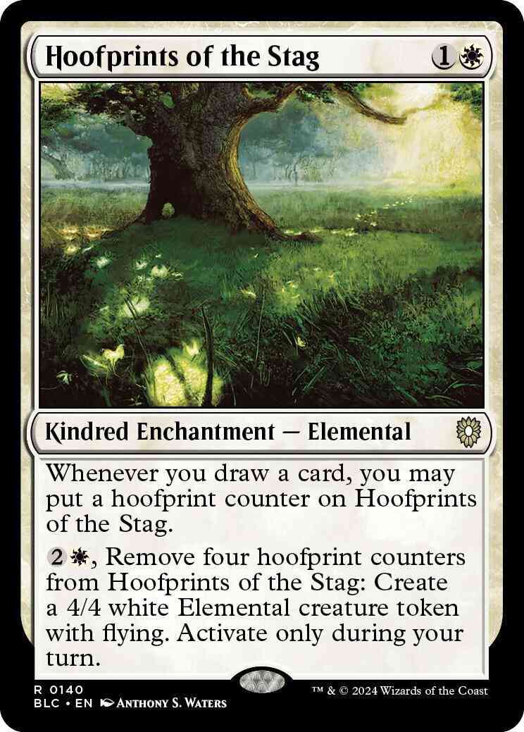 Hoofprints of the Stag [140] [Bloomburrow: Commander] [Non-Foil]