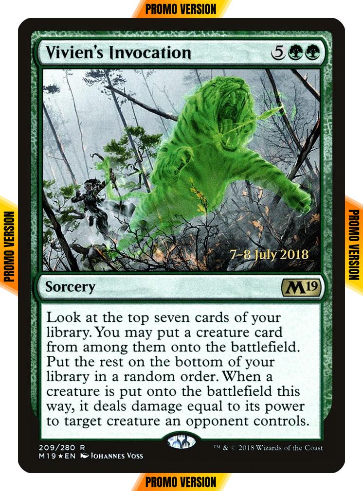 Vivien's Invocation [209s] [Core Set 2019 Promos] [Foil]