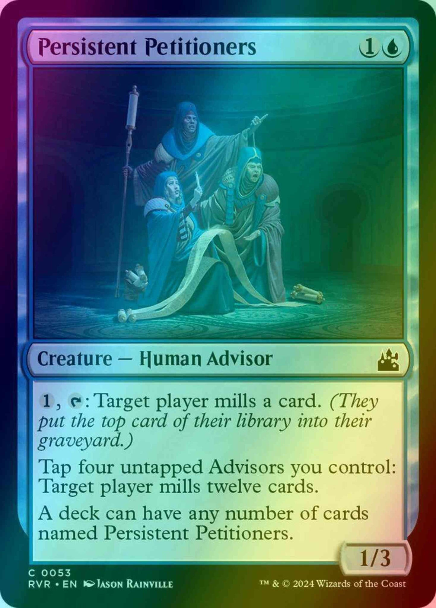 Persistent Petitioners [53] [Ravnica Remastered] [Foil]