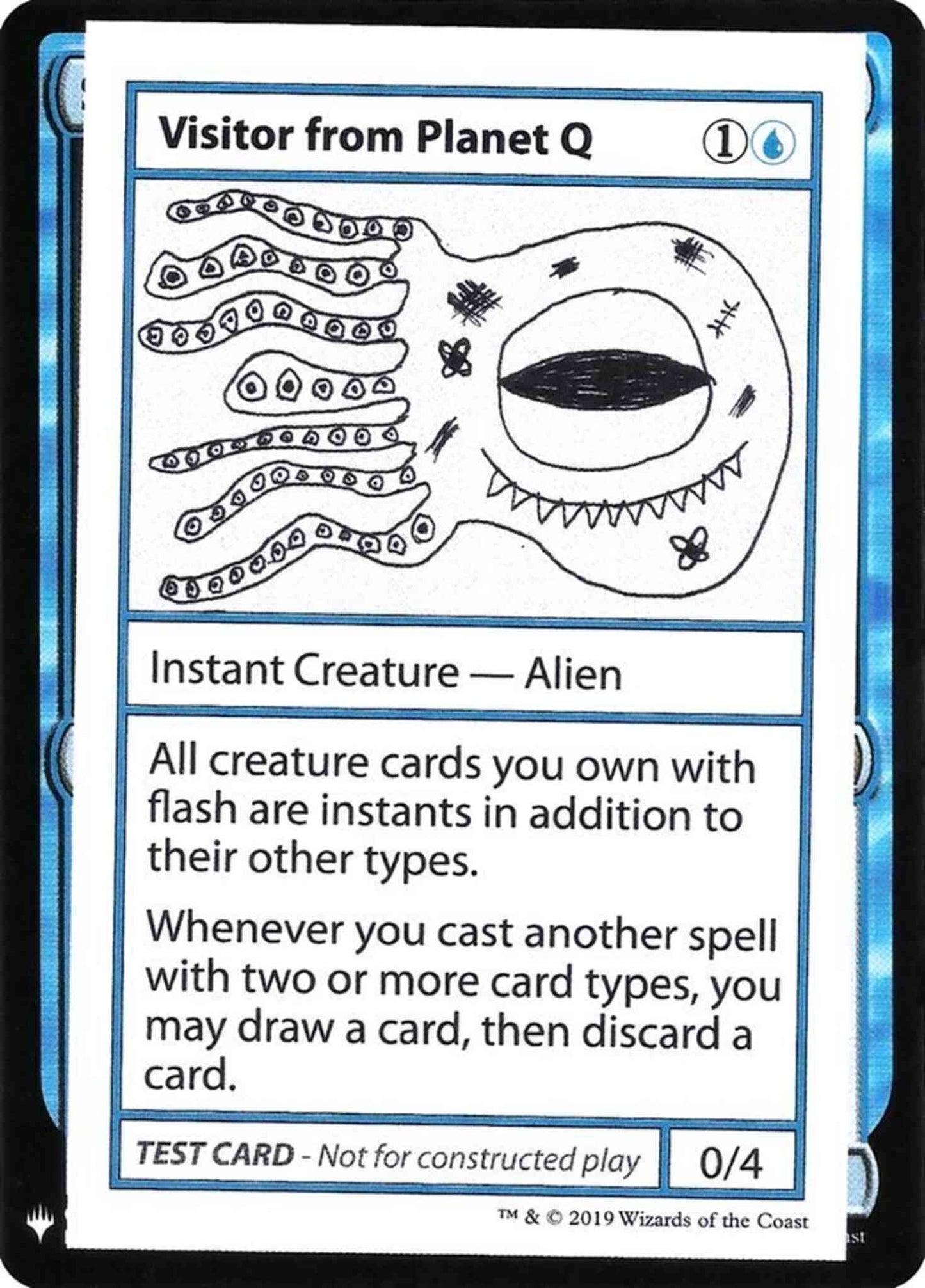Visitor from Planet Q - Symbol [33] [Mystery Booster Playtest Cards 2019] [Non-Foil]