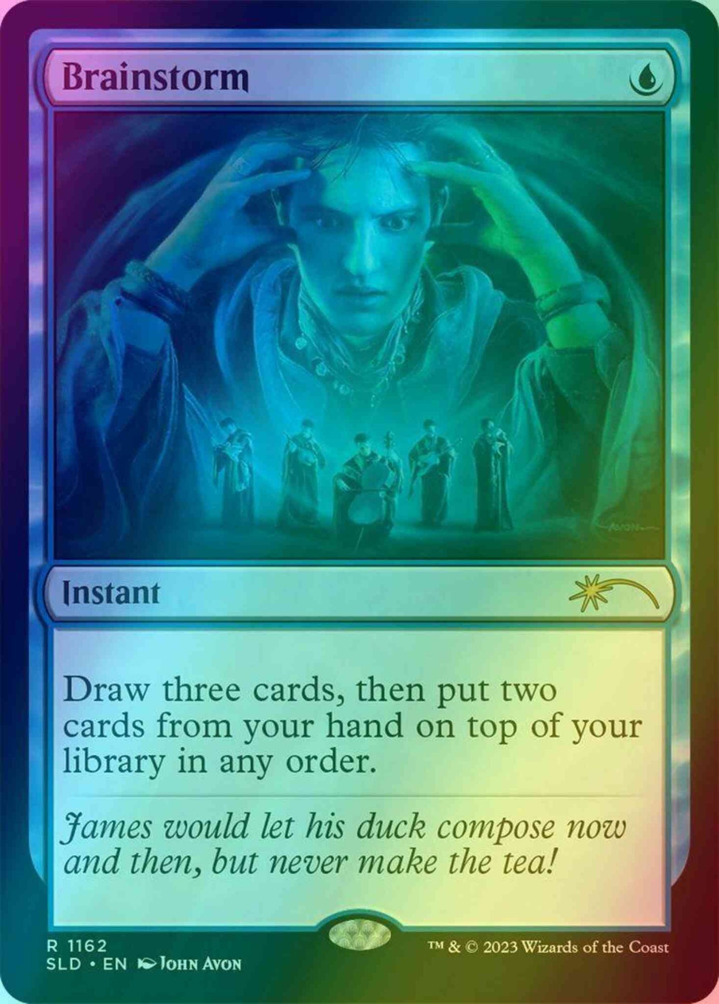 Brainstorm [1162] [John Avon] [Secret Lair Drop] [Foil]