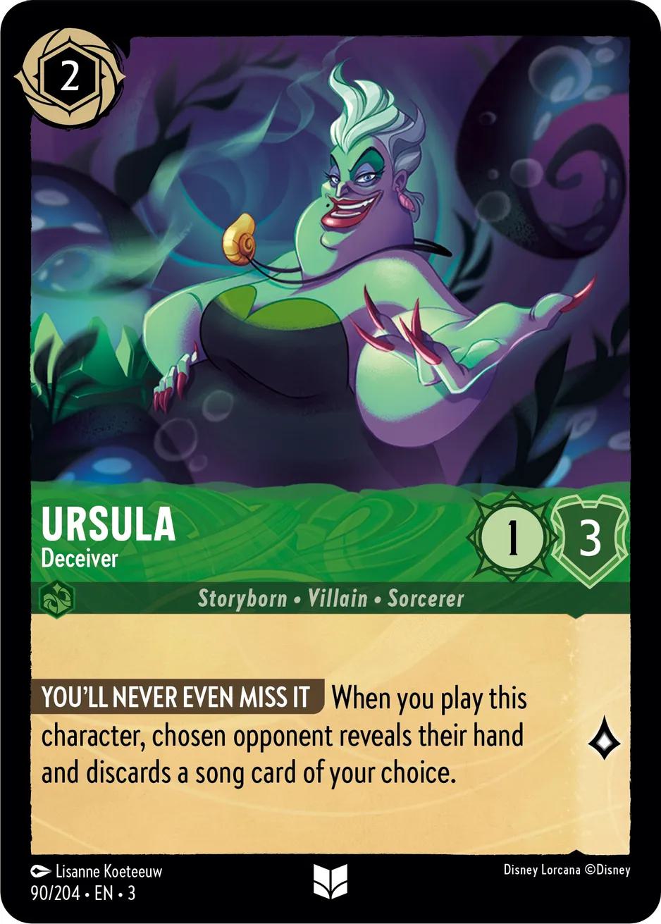 Ursula - Deceiver - 90/204 [Into the Inklands] [Non-Foil]