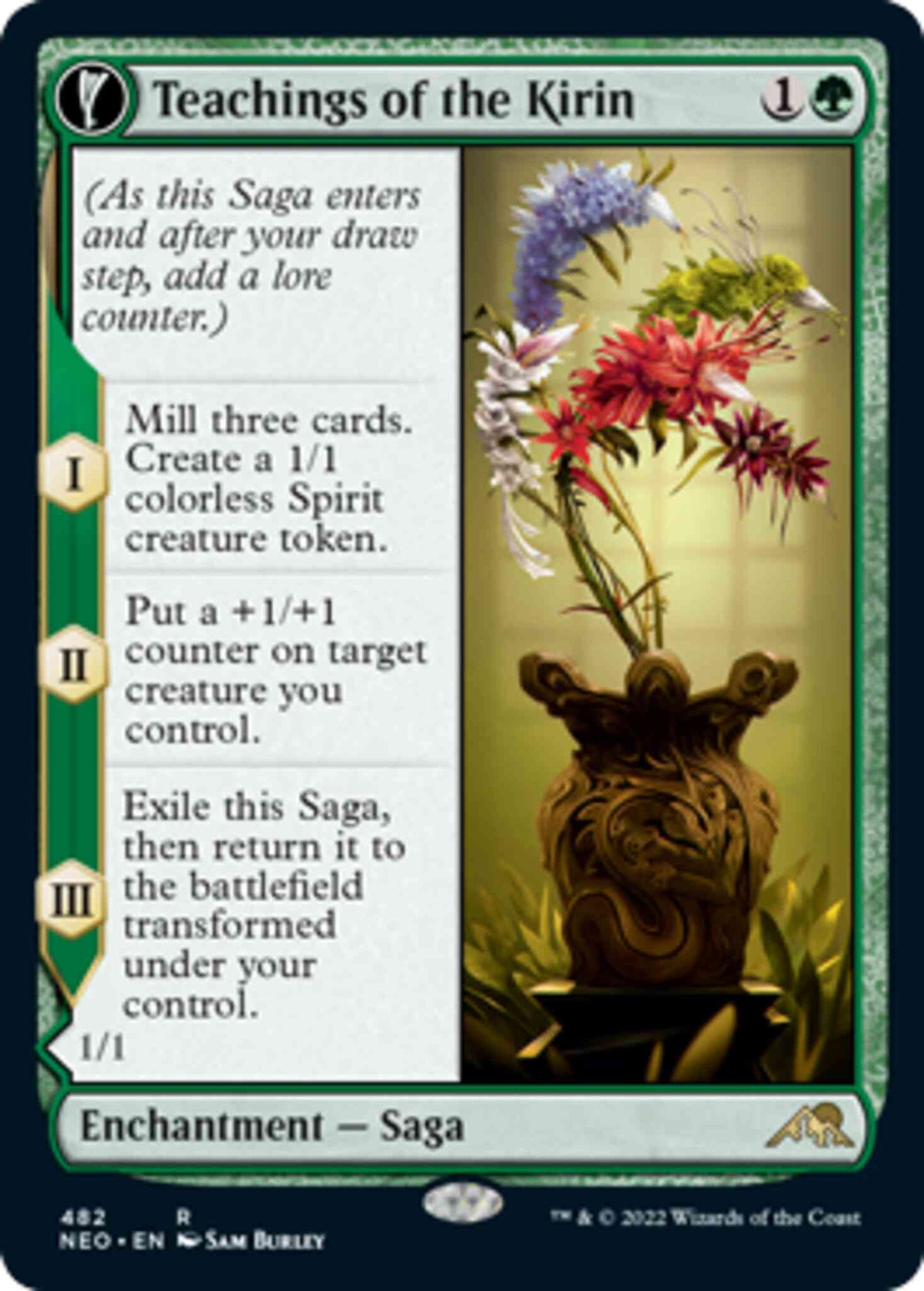 Teachings of the Kirin // Kirin-Touched Orochi [482] [Extended Art] [Kamigawa: Neon Dynasty] [Non-Foil]